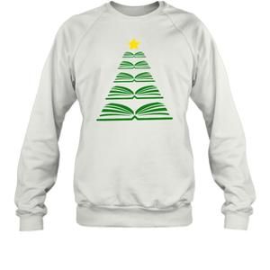 Book Christmas Tree Teacher T-Shirt